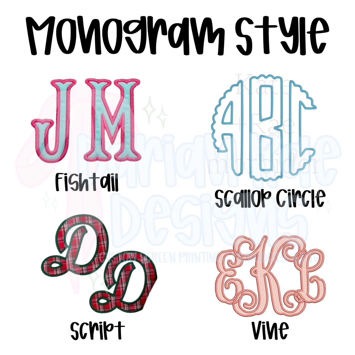 Fishtail Monogram Sweatshirt