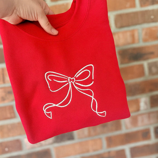 Bow Outline Sweatshirt