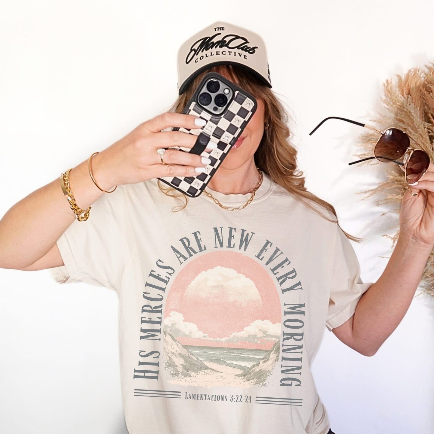 “His Mercies Are New Every Morning” Tee | Christian Scripture Graphic T-Shirt