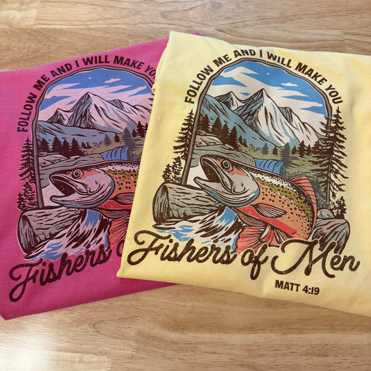 Fishers of Men Tee – Matthew 4:19