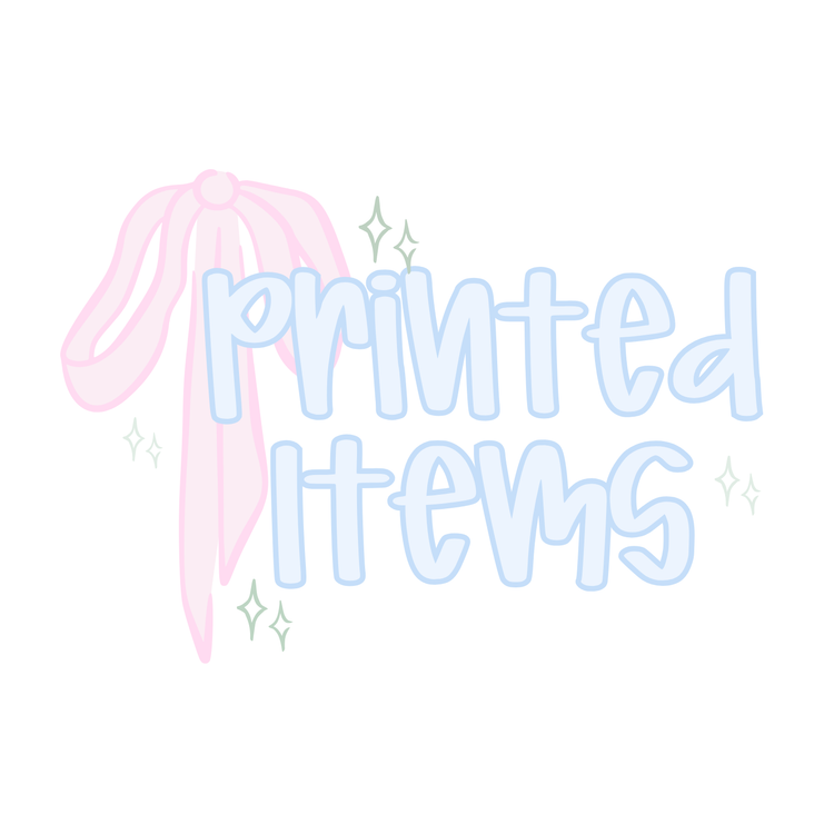 Printed Items
