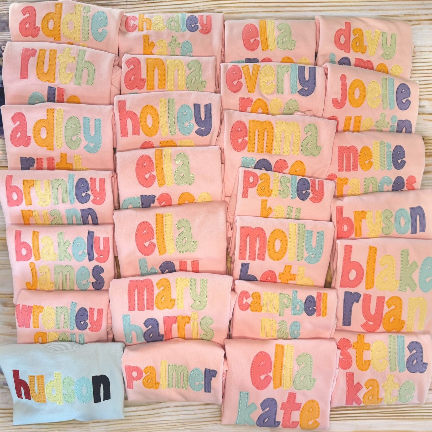 Adult Rainbow Name Sweatshirt