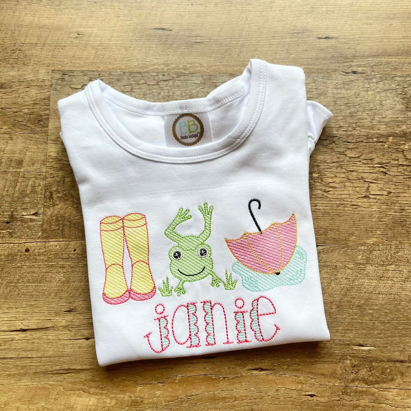 Rainy Spring Days Girls Tee