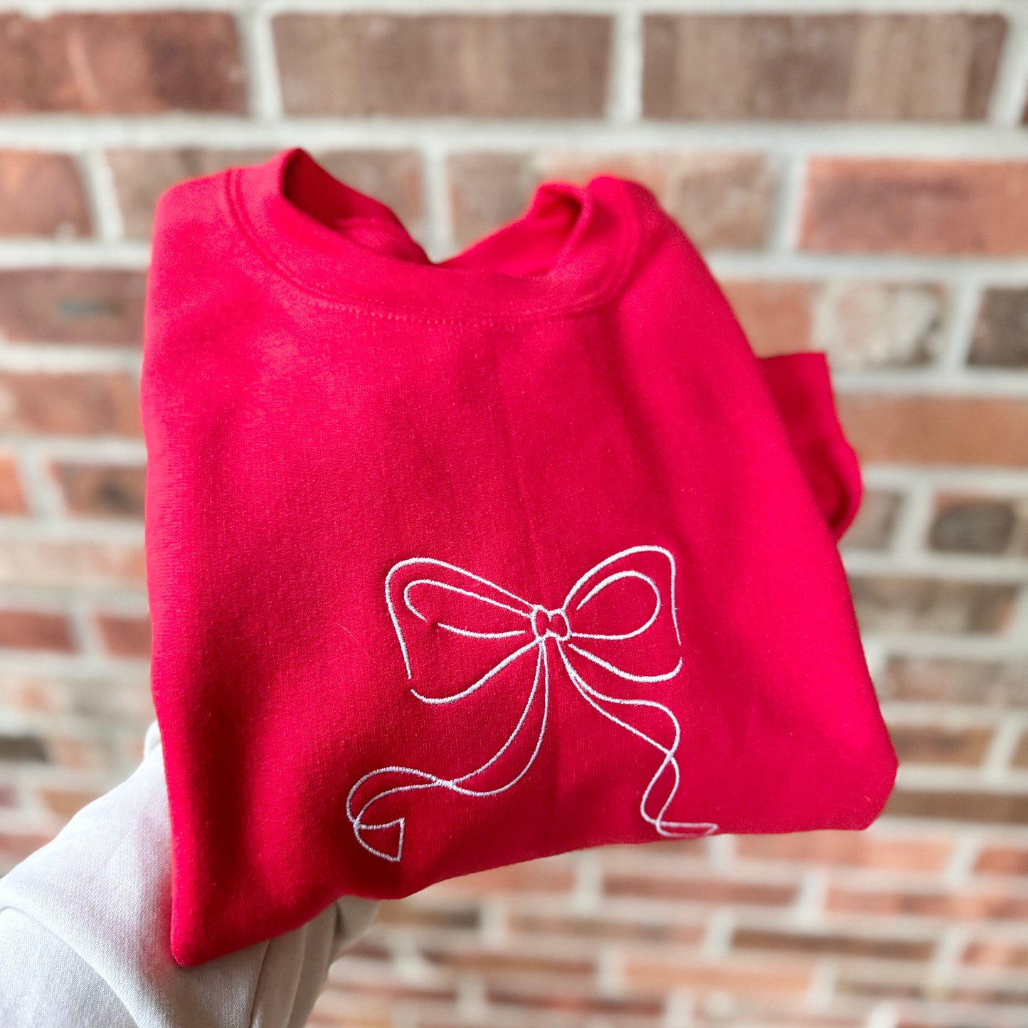 Bow Outline Sweatshirt