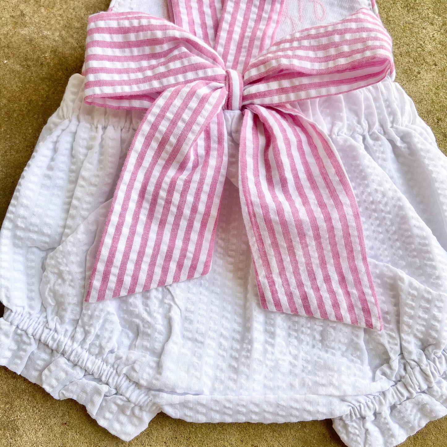 Seersucker Sunsuit